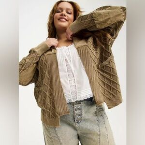 Festi Drop Shoulder Cardigan Size 2 (fits an XL)